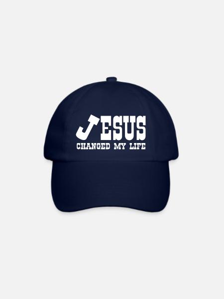 Jesus Christ Gott God - Baseballkappe - Blau/Blau