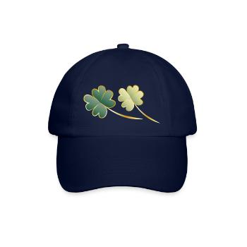 glücksklee glück - Baseballkappe - Blau/Blau - Vorne