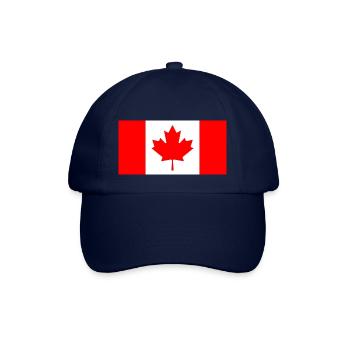 Kanada-Flagge - Baseballkappe - Blau/Blau - Vorne