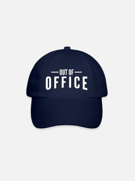 Out of Office - Baseballkappe - Blau/Blau