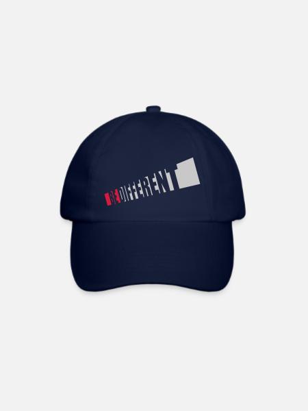 Be different Logo Design - Baseballkappe - Blau/Blau