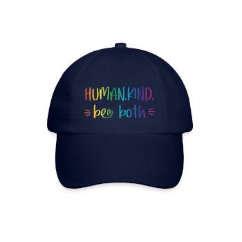 Human Kind - be both - Baseballkappe - Blau/Blau - Vorne