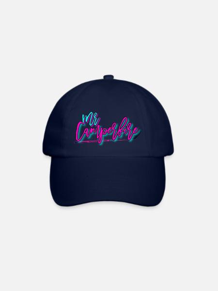 MrCamperfire Signatur - Baseballkappe - Blau/Blau