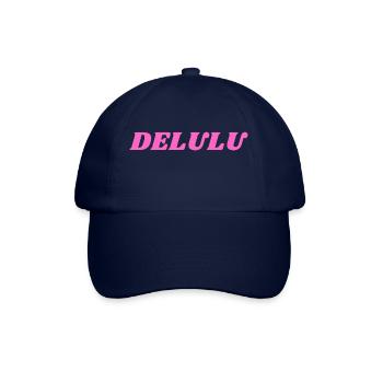 DELULU, Pink - Baseballkappe - Blau/Blau - Vorne