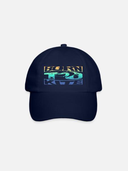 Born to Kite - Baseballkappe - Blau/Blau