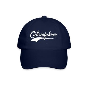 Cabriofahrer Statement coole Retro Schrift Cabrio - Baseballkappe - Blau/Blau - Vorne