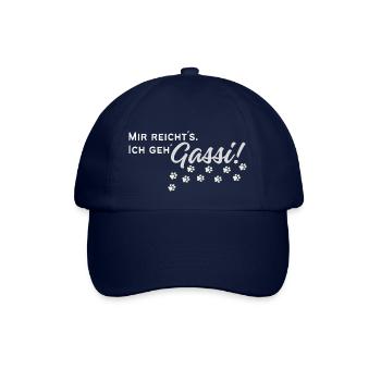 Gassi gehen - Baseballkappe - Blau/Blau - Vorne