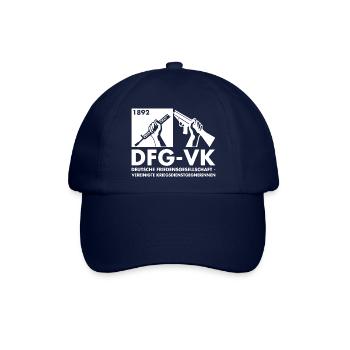 DFG VK Logo (white) - Baseballkappe - Blau/Blau - Vorne