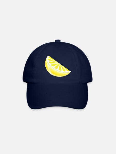 Zitrone - Baseballkappe - Blau/Blau