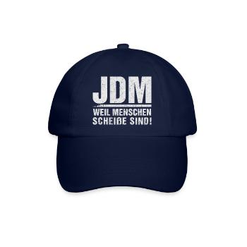 JDM Menschen scheiße - Baseballkappe - Blau/Blau - Vorne