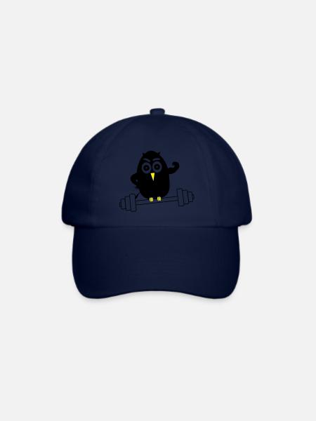 vogel Bodybuilding - Baseballkappe - Blau/Blau