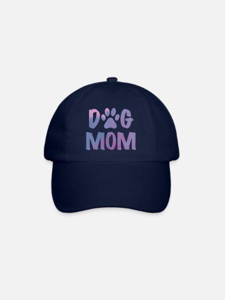 Dog Mom - Baseballkappe - Blau/Blau