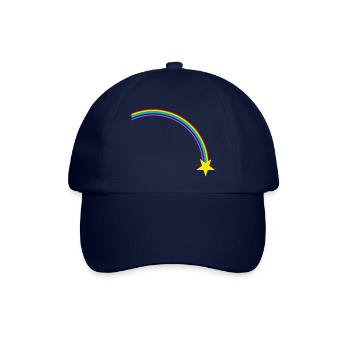Regenbogen - Baseballkappe - Blau/Blau - Vorne