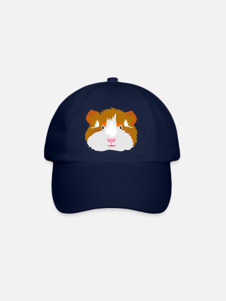 Meerschweinchen - Baseballkappe - Blau/Blau
