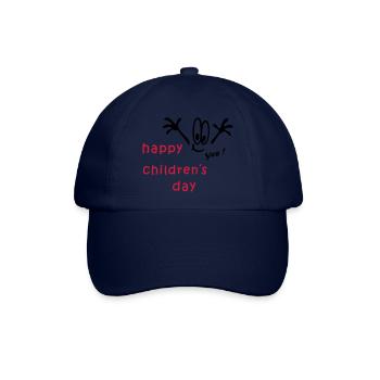 Kindertag, Childrens Day - Baseballkappe - Blau/Blau - Vorne