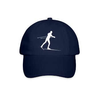Langlauf Biathlon Ski Skiing - Baseballkappe - Blau/Blau - Vorne