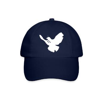 Friedenstaube - Baseballkappe - Blau/Blau - Vorne