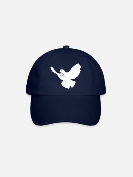 Friedenstaube - Baseballkappe - Blau/Blau