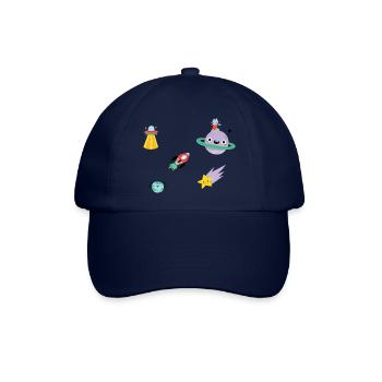 Space - Baseballkappe - Blau/Blau - Vorne