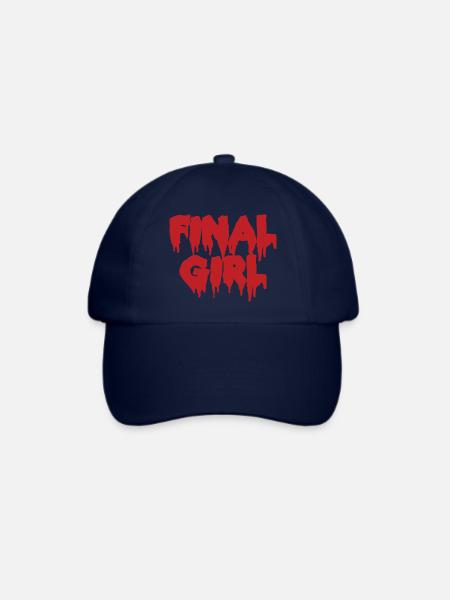 FINAL Girl Horror Film Geschenkidee - Baseballkappe - Blau/Blau
