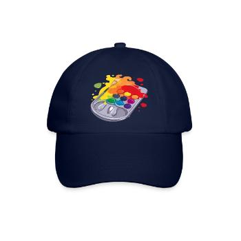 Farbpalette Nr. 2 - Baseballkappe - Blau/Blau - Vorne