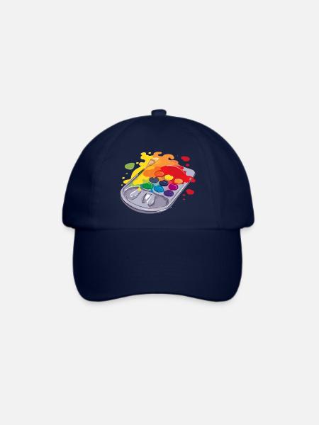 Farbpalette Nr. 2 - Baseballkappe - Blau/Blau