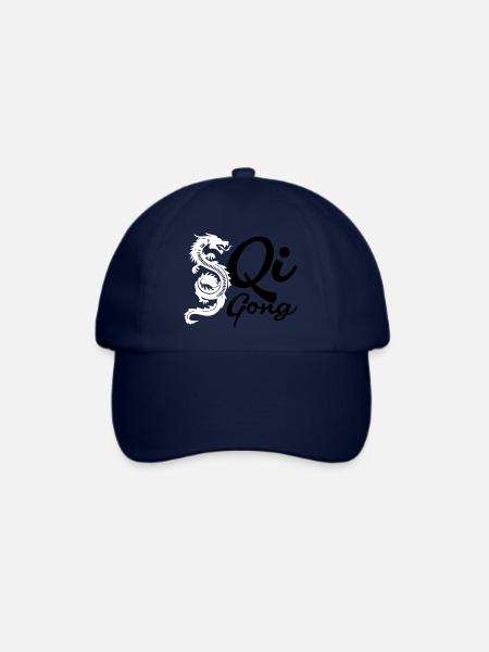 Qigong drache - Baseballkappe - Blau/Blau