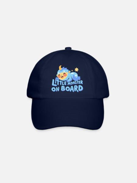 Niedliches Babymonster - Baseballkappe - Blau/Blau