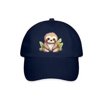 Kawaii Sloth - Baseballkappe - Blau/Blau - Vorne
