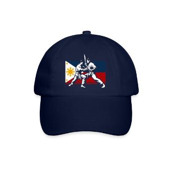 Eskrima - Filipino Martial Arts Geschenk - Baseballkappe - Blau/Blau - Vorne