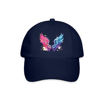 angelwings,engelsflügel,graffiti,malerei,bunt - Baseballkappe - Blau/Blau - Vorne