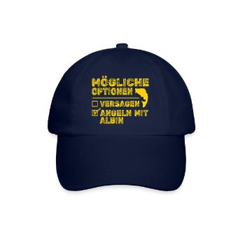 Fisch Albin - Baseballkappe - Blau/Blau - Vorne