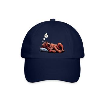 Bordeaux Dogge Bordeauxs Bordeaux Doggen besitzer - Baseballkappe - Blau/Blau - Vorne