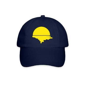Sonne künstlerische Darbietung  - Baseballkappe - Blau/Blau - Vorne