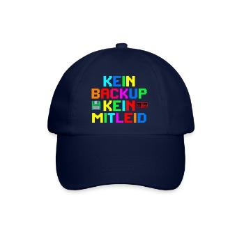 No Ticket No Support Informatiker IT Administrator - Baseballkappe - Blau/Blau - Vorne