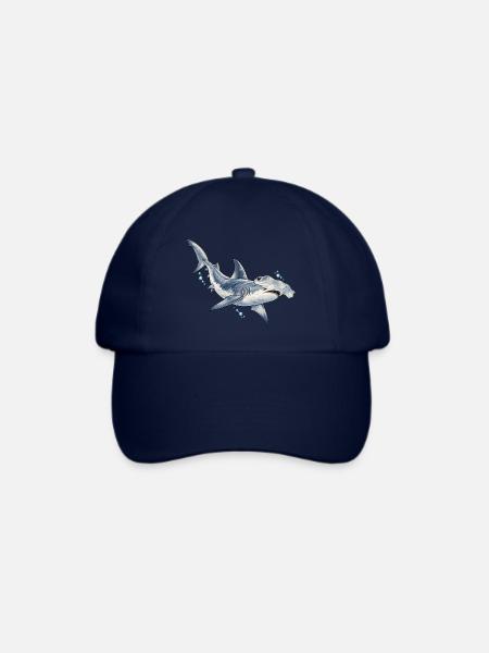 Hammerhai - Baseballkappe - Blau/Blau