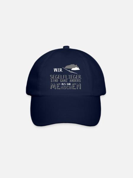 Segelflugzeug Segelfliegen Segelflieger - Baseballkappe - Blau/Blau