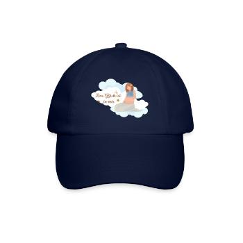 Geschenk für werdende Mutter💗Das Glück ist in dir - Baseballkappe - Blau/Blau - Vorne