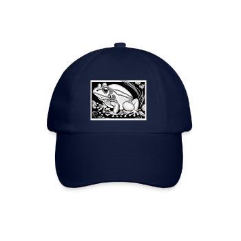 Frosch im Glück - Baseballkappe - Blau/Blau - Vorne