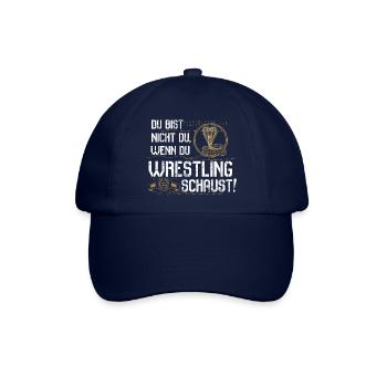 Wrestling schauen - Baseballkappe - Blau/Blau - Vorne