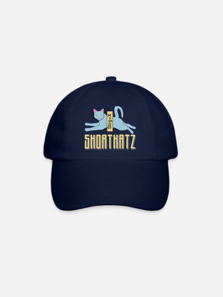 Shortkatz - Baseballkappe - Blau/Blau