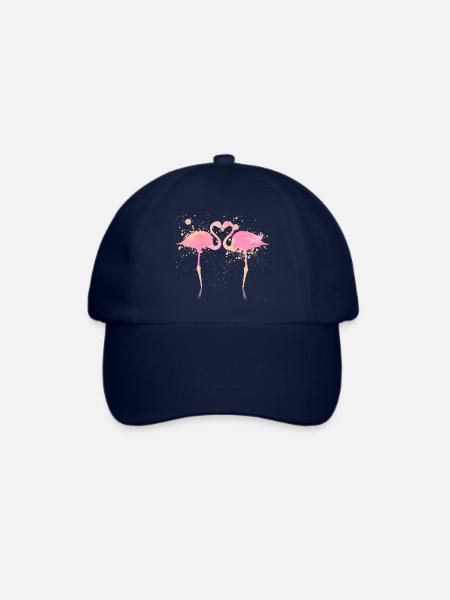 Flamingos - Baseballkappe - Blau/Blau