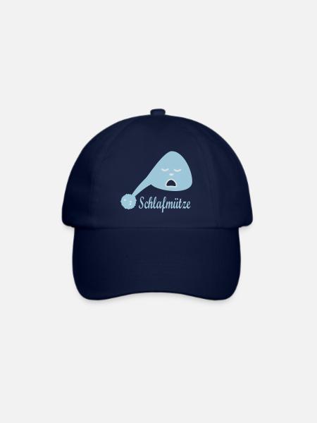 Schlafmütze - Baseballkappe - Blau/Blau