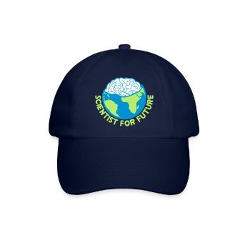 Scientist for Future - Baseballkappe - Blau/Blau - Vorne
