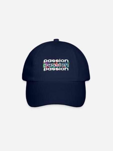 Passion Blumen Urlaub Freizeit - Baseballkappe - Blau/Blau