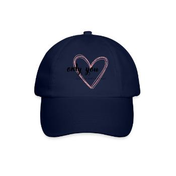 only you und Chris und Stefan und, lustige Sprüche - Baseballkappe - Blau/Blau - Vorne