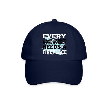 plumber jokes best carpenter funny tshirts - Baseballkappe - Blau/Blau - Vorne