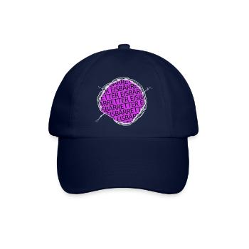 witzig spruch aurora boreale veganer naturschutz - Baseballkappe - Blau/Blau - Vorne
