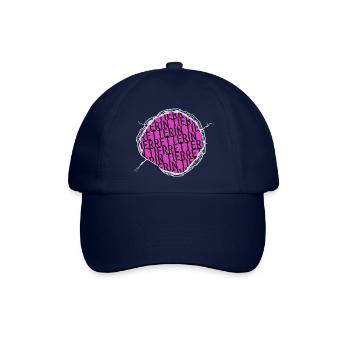 vegan veggie naturschutz gerechtigkeit vegetarier - Baseballkappe - Blau/Blau - Vorne