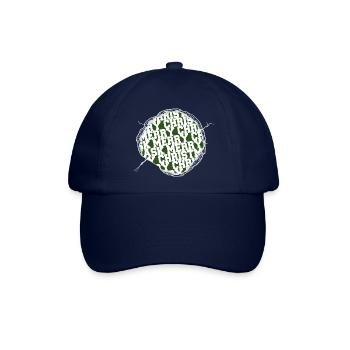 fairy tail christmas christmas present gift - Baseballkappe - Blau/Blau - Vorne